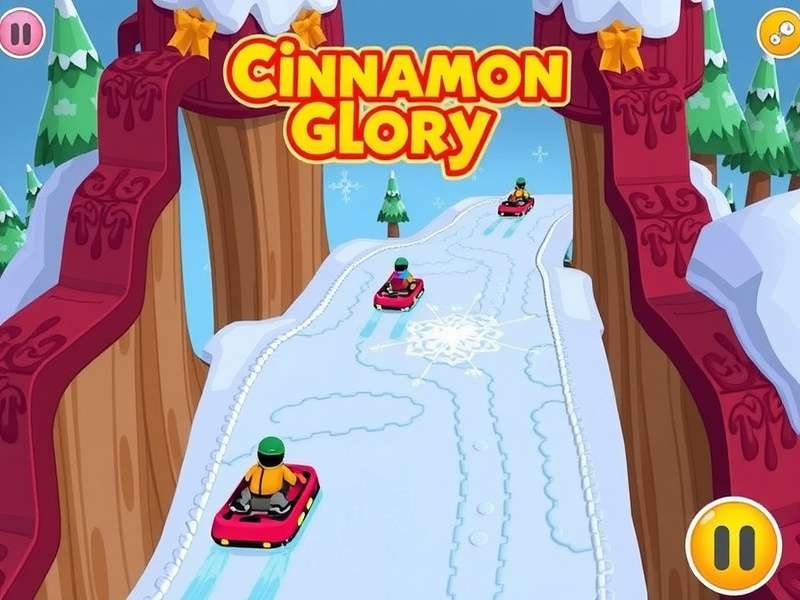 Cinnamon Slide Glory Game Screenshot